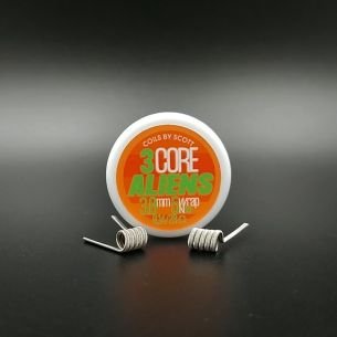 3 Core Aliens NI80 0.14Ω (x2) - Coils By Scott
