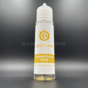 Ananas Fraise Pêche 50ml - Crazy Labs